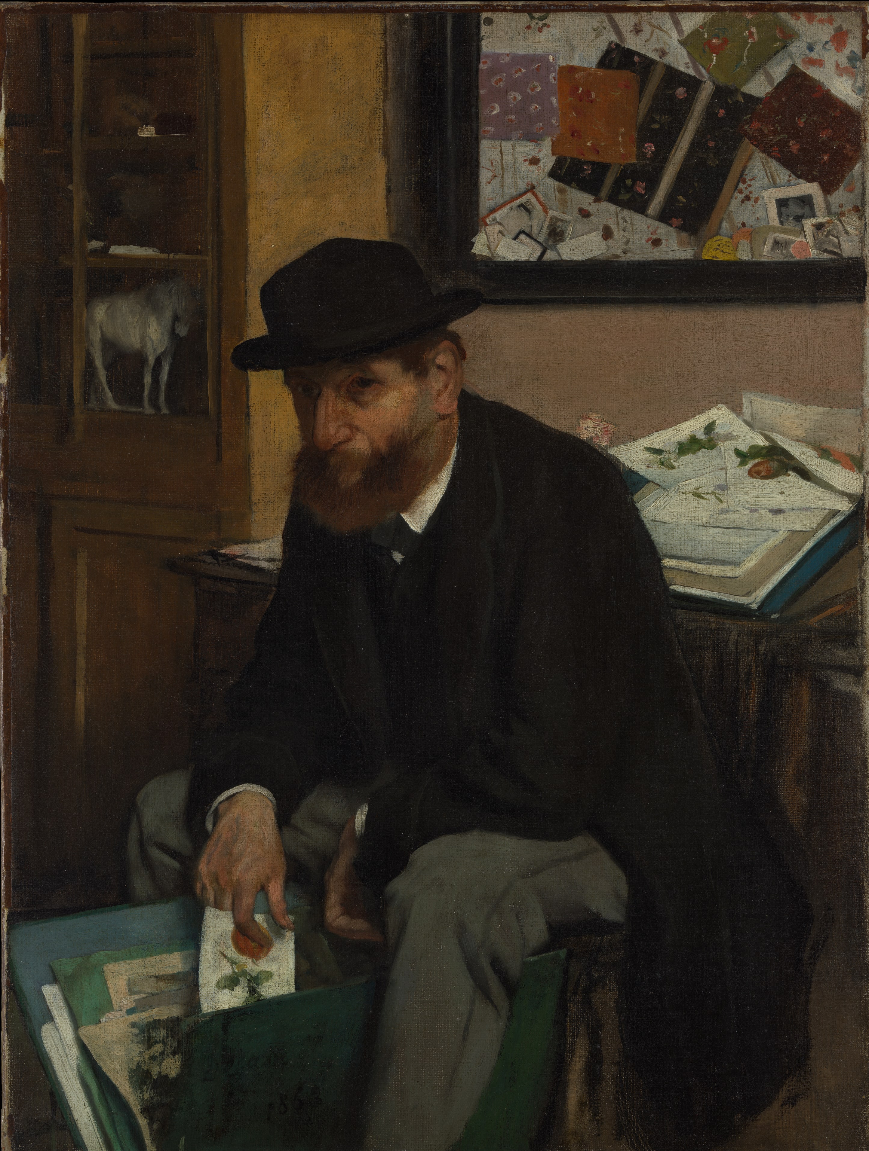 The Collector of Prints by Edgar Degas
